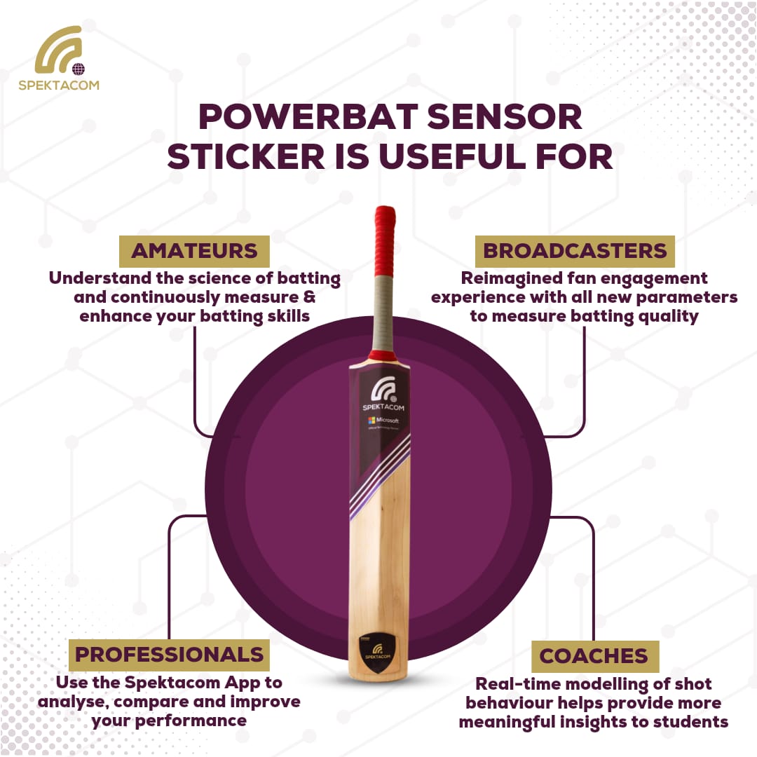 spektacom's tweet image. From amateurs to professionals, the PowerBat Sensor Sticker transforms the way you play and elevates your batting skills. 🙌🏏

#Spektacom #battingtips #insights #powersticker #gameanalysis #cricket