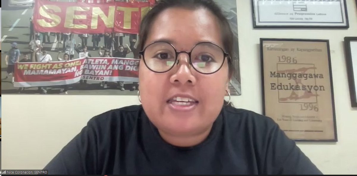 ituc's tweet photo. 🗣️"#Democracy will always be undermined if we don’t act. In some govts, labour and human rights are not protected as much as corporate interests" Nice Coronacion @SENTROLabor 

✊#ForDemocracy campaign: https://t.co/jM8f4W1H5U 
 📺FB Live: https://t.co/vKASZNOSfW https://t.co/VhAZfKBunA