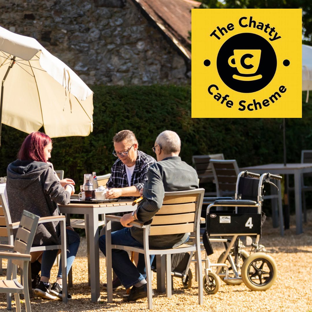 Don't forget, if you're at a loose end and fancy a coffee and chat, come and join our #Chattytable in the Potting Shed Cafe from 11am - 12pm today. Come along every Tuesday and a member of the team will be there to welcome you. @ChattyCafe #chattycafe #mordencommunity #Merton
