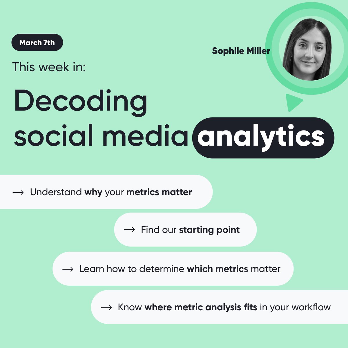 Reminding you that the first webinar of our Masterclass on decoding SM analytics is happening later this week with @plmsoph Save your seat 👇 us02web.zoom.us/webinar/regist… And don't forget you can submit your content & metrics to get them analyzed live👇 0c82sica.forms.app/analytics-mast…