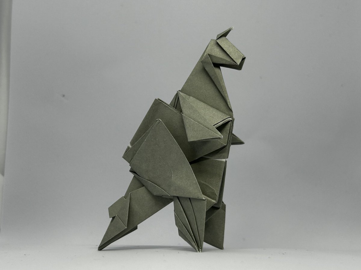 「メカゴジラ#ゴジラ #Godzilla #折り紙  #折り紙作品 」|猫怪獣ノラのイラスト