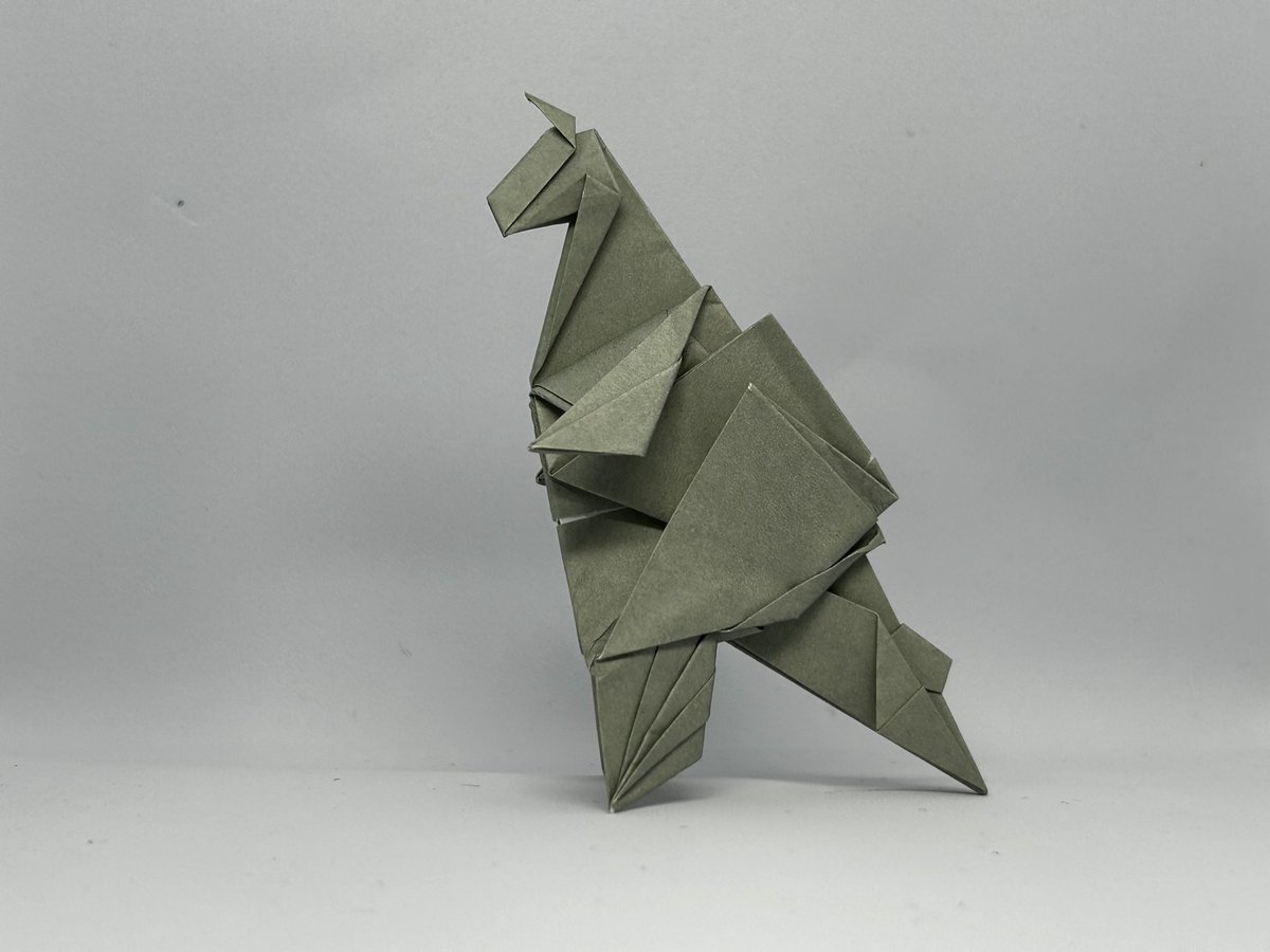 「メカゴジラ#ゴジラ #Godzilla #折り紙  #折り紙作品 」|猫怪獣ノラのイラスト