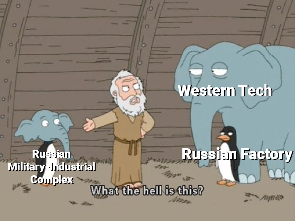 Red_Alert_InfoN's tweet photo. Russian #terrorist machine cannot survive without #Western tech and it is not because it is "profitable" to buy Western parts, it is because of Russian #incompetence with #industry. They even import bolts from #Germany. https://t.co/RtGjPKg9KC