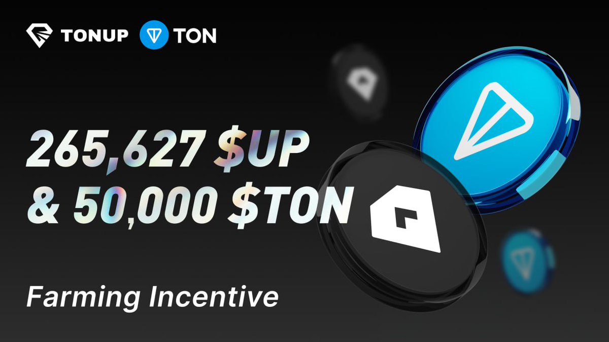 TonUP_io's tweet image. TonUP Introduces the Reward Pool Offering a Value of 390K USD with the support of @ton_blockchain !

With the invaluable support of the TON Foundation, TonUP is proud to introduce the UP #Farming Incentive!

💎 Commencing March 4th, you have the incredible opportunity to…