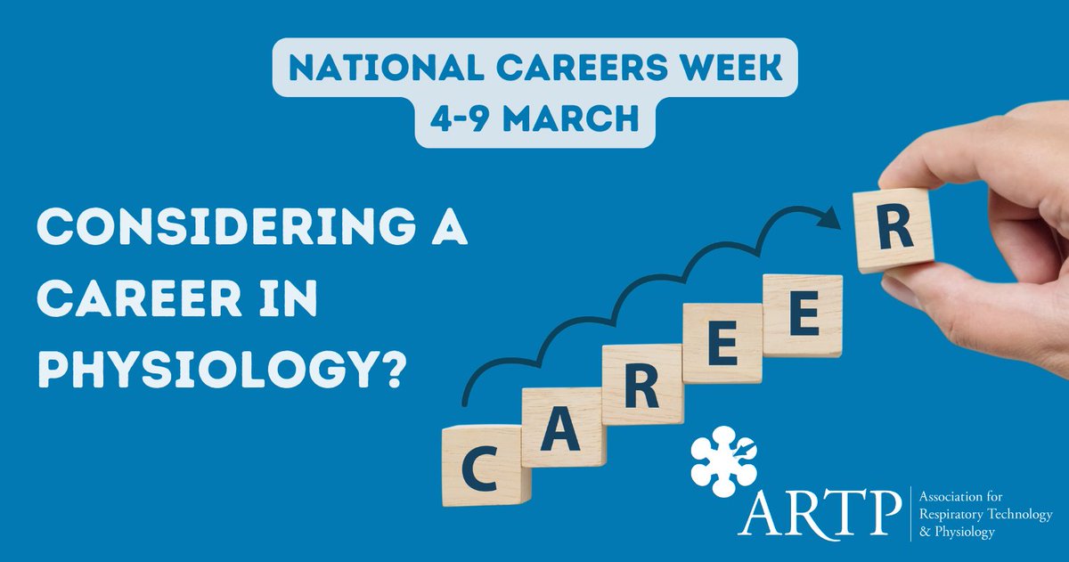 Respiratory healthcare scientists work directly with patients to deliver diagnostic tests of breathing and treatment for lung disease, sleep related breathing disorders &amp; ventilation impairment. artp.org.uk/careers healthcareers.nhs.uk #NationalCareersWeek