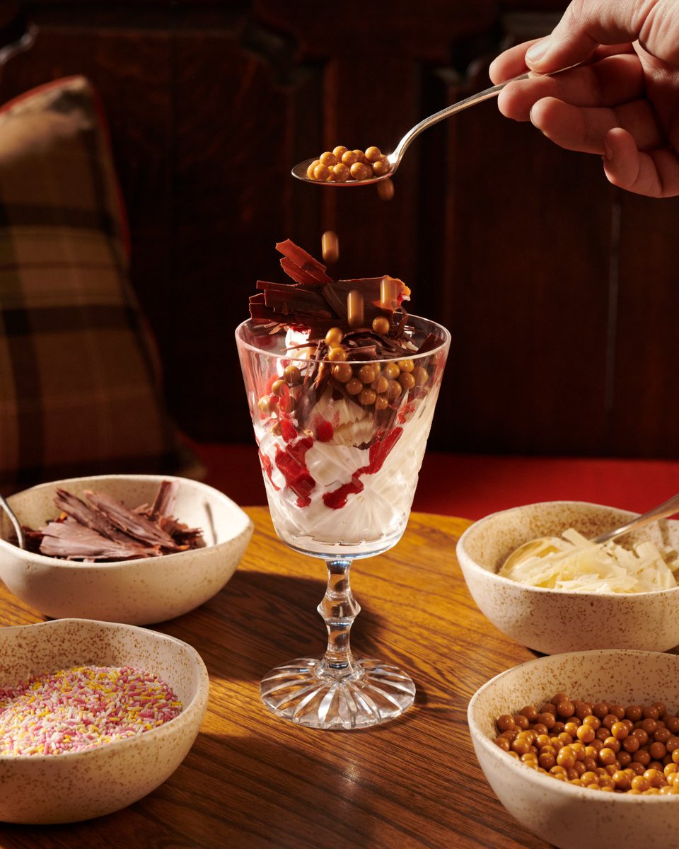 Adding a fun element to the meal, which topping would you choose for our delightful soft serve ice cream in The Barn? 🍦 
.
.
.
#coworthpark #dorchestercollection #DCmoments