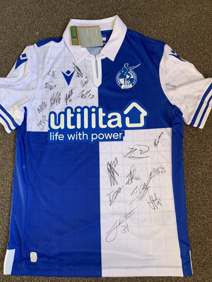 Up for auction we have this squad signed @Official_BRFC shirt. Donated by the club to help us support children in grassroots football. Auction will end 05/03/24 at 5PM Bid in replies & please share