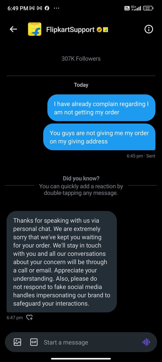 deep_kothadiya's tweet photo. Flipkart don't want to solve my issue just want to clear there image https://t.co/eo6jMp1LTu