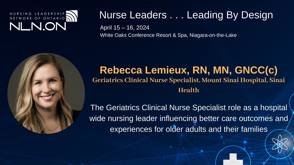 Hospital wide Geriatrics Clinical Nurse Specialist role improves care outcomes for patients and families, supporting development of clinical nursing expertise for frontline clinicians. nln.on.ca/nursing-leader… #nurseleaders