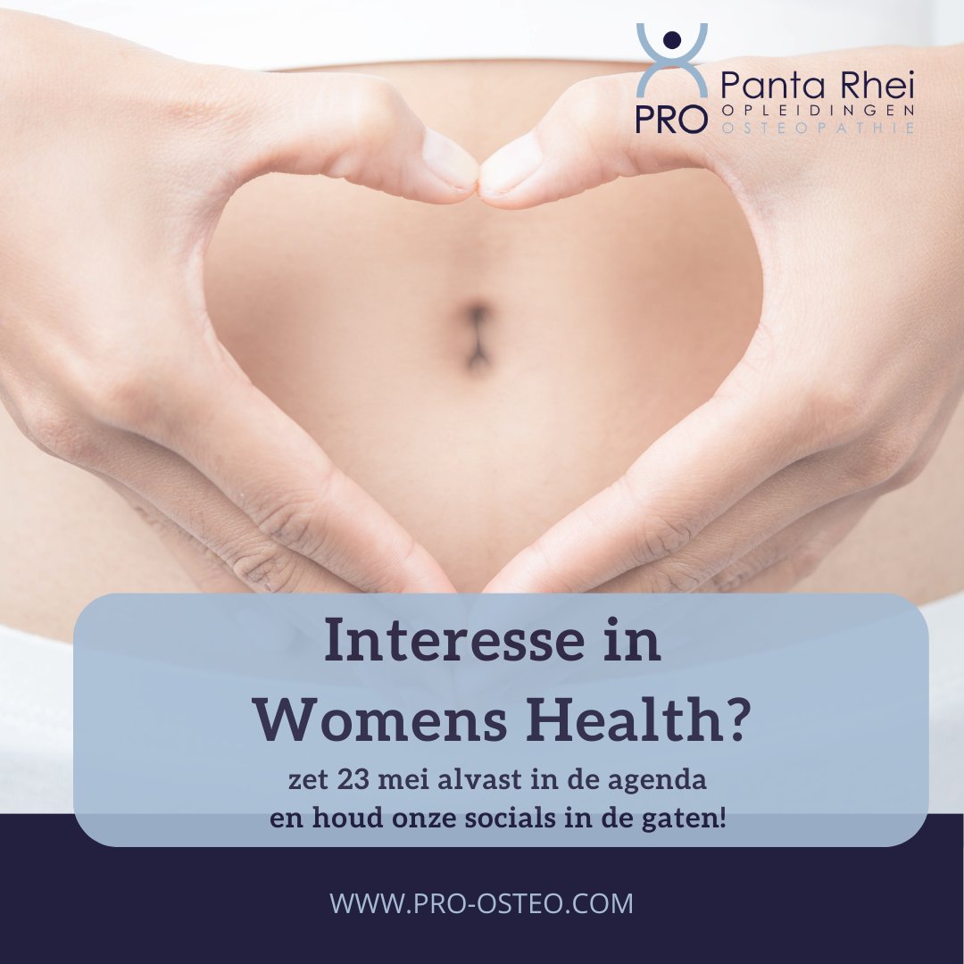 PantaRheiOSTEO's tweet photo. 🚺❤️ Interesse in Womens Health? 
⌛️ zet 23 mei alvast in de agenda en houd onze socials in de gaten! https://t.co/qBqy9CiX1a