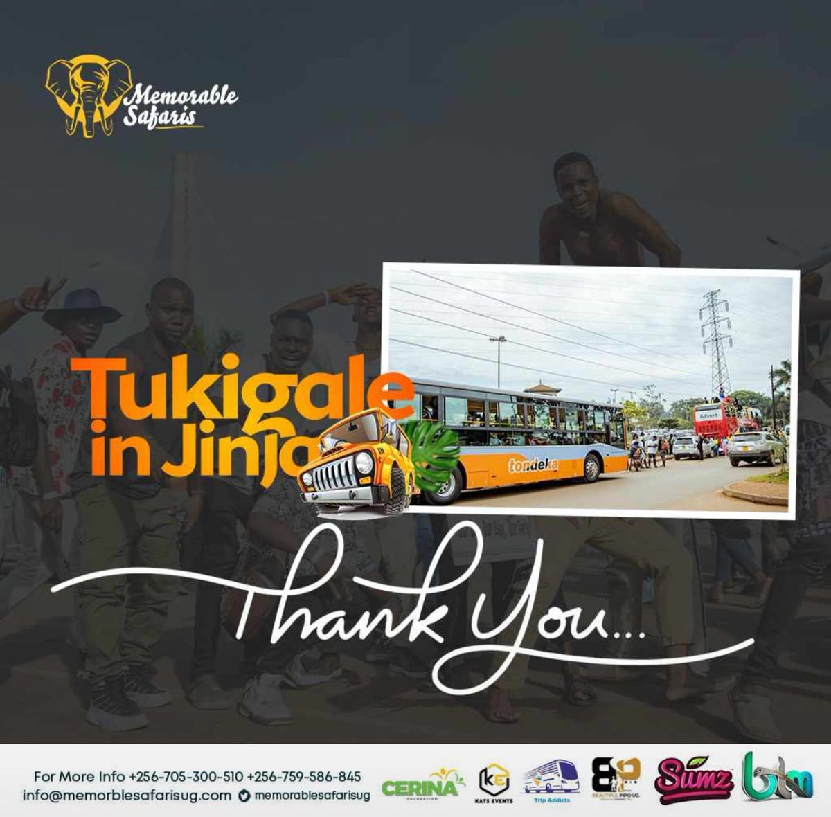 Thank you all for turning 
#TukigaleinJinja 
#OnerJuice 
@sumz_snacks 
@Btmuganda
