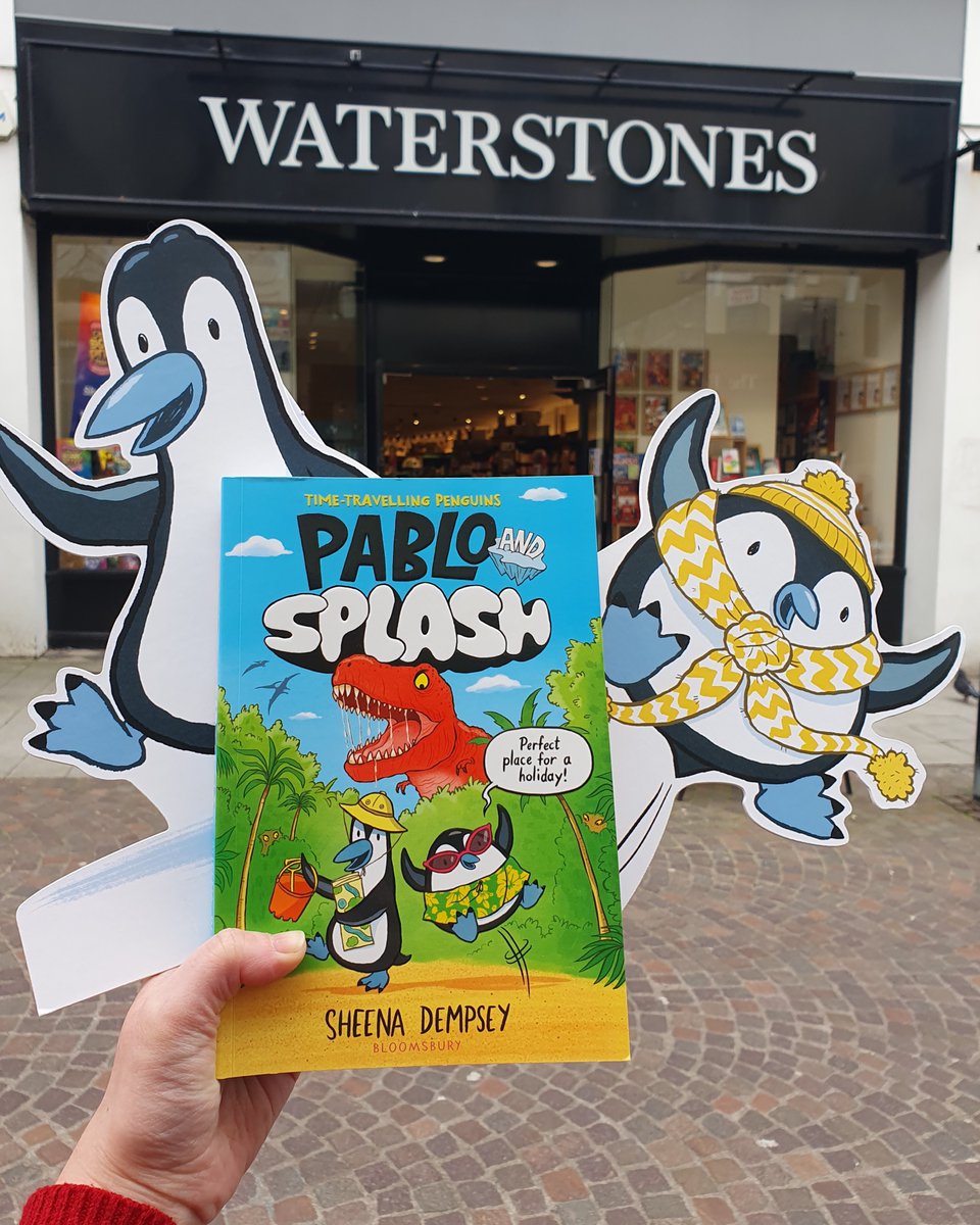 🐧🐧 Join us for our free draw-along event. Saturday 23rd March at 11.00am. 🦖 Meet local author Sheena Dempsey and hear all about her hilarious new book.