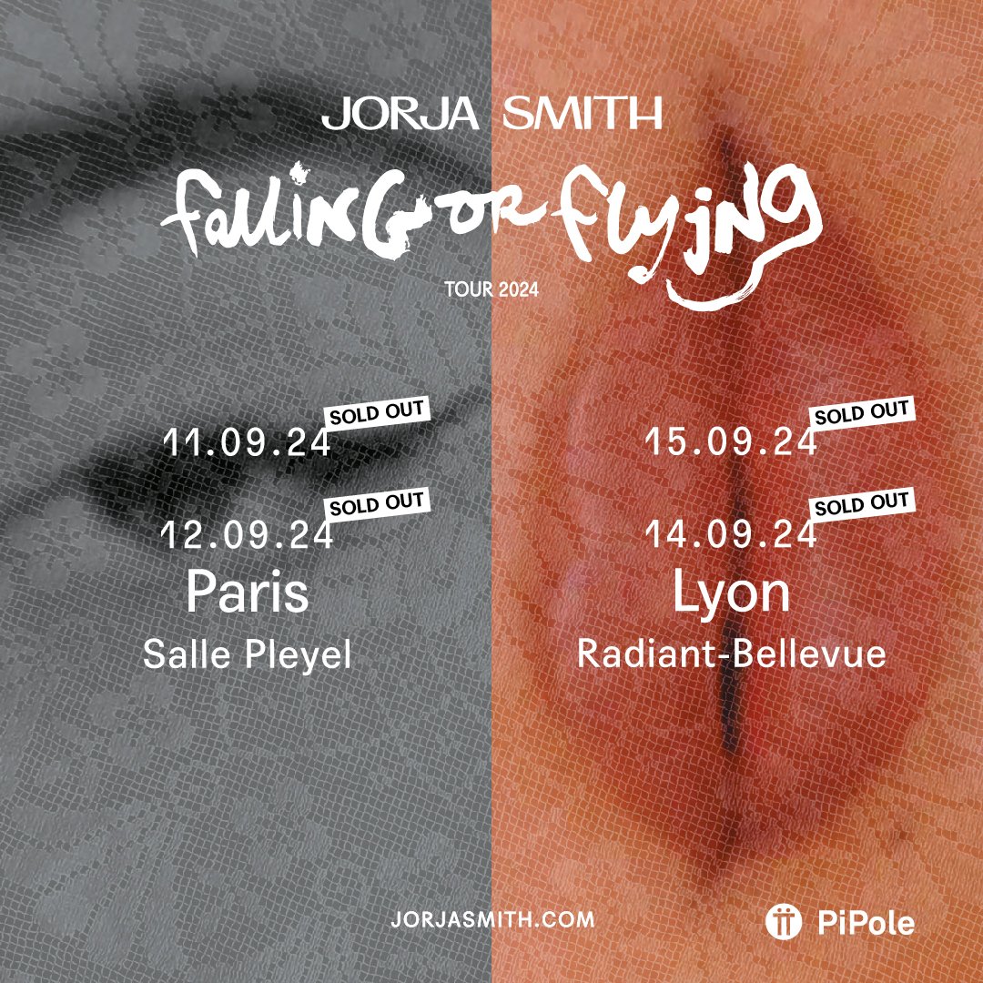 Jorja has SOLD OUT all of her France, September show dates! 📍Paris - @sallepleyel 📍Lyon - @RadiantBellevue