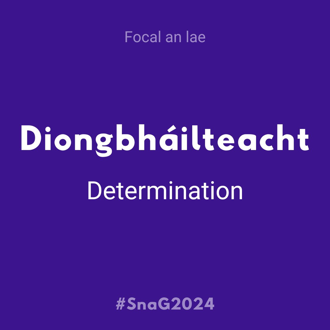 Focal an lae - Seachtain na Gaeilge 2024 @SnaGaeilge #SnaG2024 #GlenstalAbbeySchool