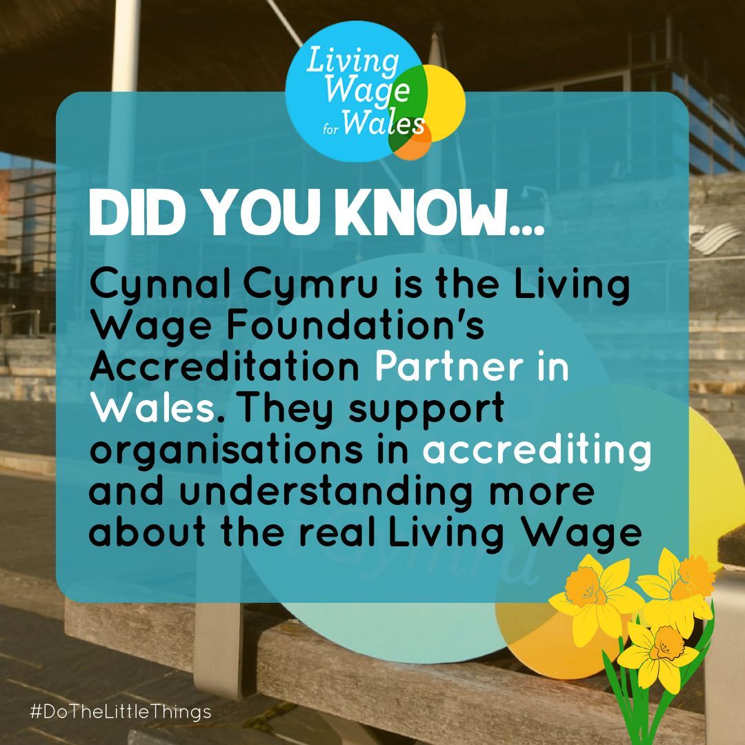 Did you know our Living Wage Wales team is based in Cardiff? We are part of @CynnalCymru, who provide advice, training and connections to turn sustainability aims into action. Learn more about the #LivingWage movement in Wales on our website #DoTheLittleThings