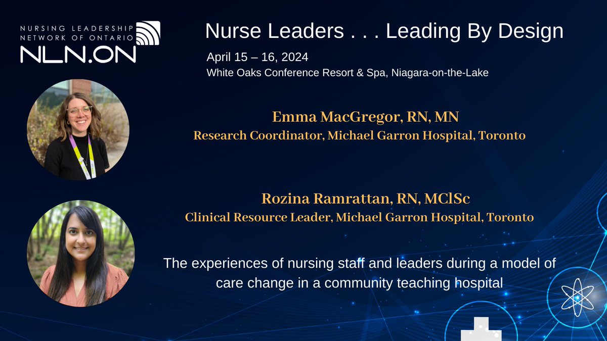 Discussion of staff and leader experiences during a model of care change. Participants will interpret and evaluate organizational change in the context of a dynamic community hospital setting. Develop new perspectives on managing complexity. nln.on.ca/nursing-leader… #nurseleaders