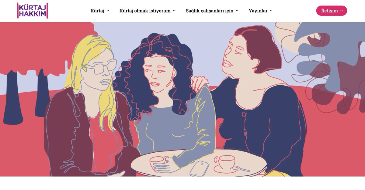 🎉In an important development for #sexual and #reproductive #health and #rights in Turkey🇹🇷, a new website has been launched to support #abortion rights and combat refusal of care provision @kadinih @morcativakfi @WoWabortionpill #kurtajhakkim shorturl.at/adpuH