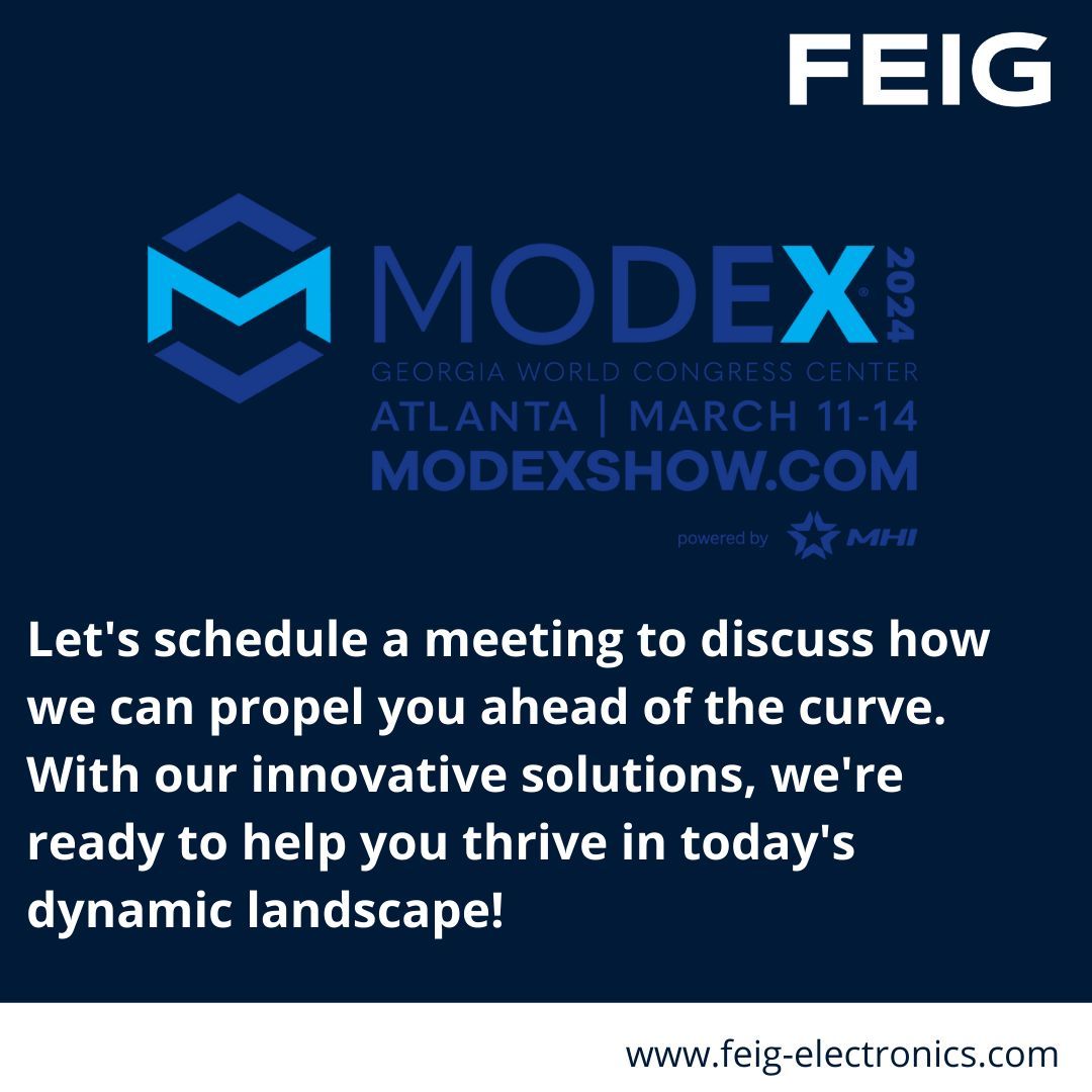 We're looking forward to attending <a href="/poweredbymhi/">MHI</a>! In today's fast-paced #manufacturing and supply chain landscape, agility, efficiency, and transparency are key. We're committed to #innovation and leading the way forward. Let's connect and discuss more!

 #RFID #MODEX2024