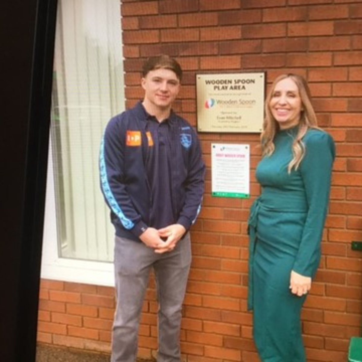 Fly half Evan Mitchell officially opened the Wooden Spoon play area at Dudley Lodge in Coventry. The play area funded by Wooden Spoon Warwickshire, will provide vulnerable children who have experienced unsafe parenting with a haven to play, grow and build new friendships.