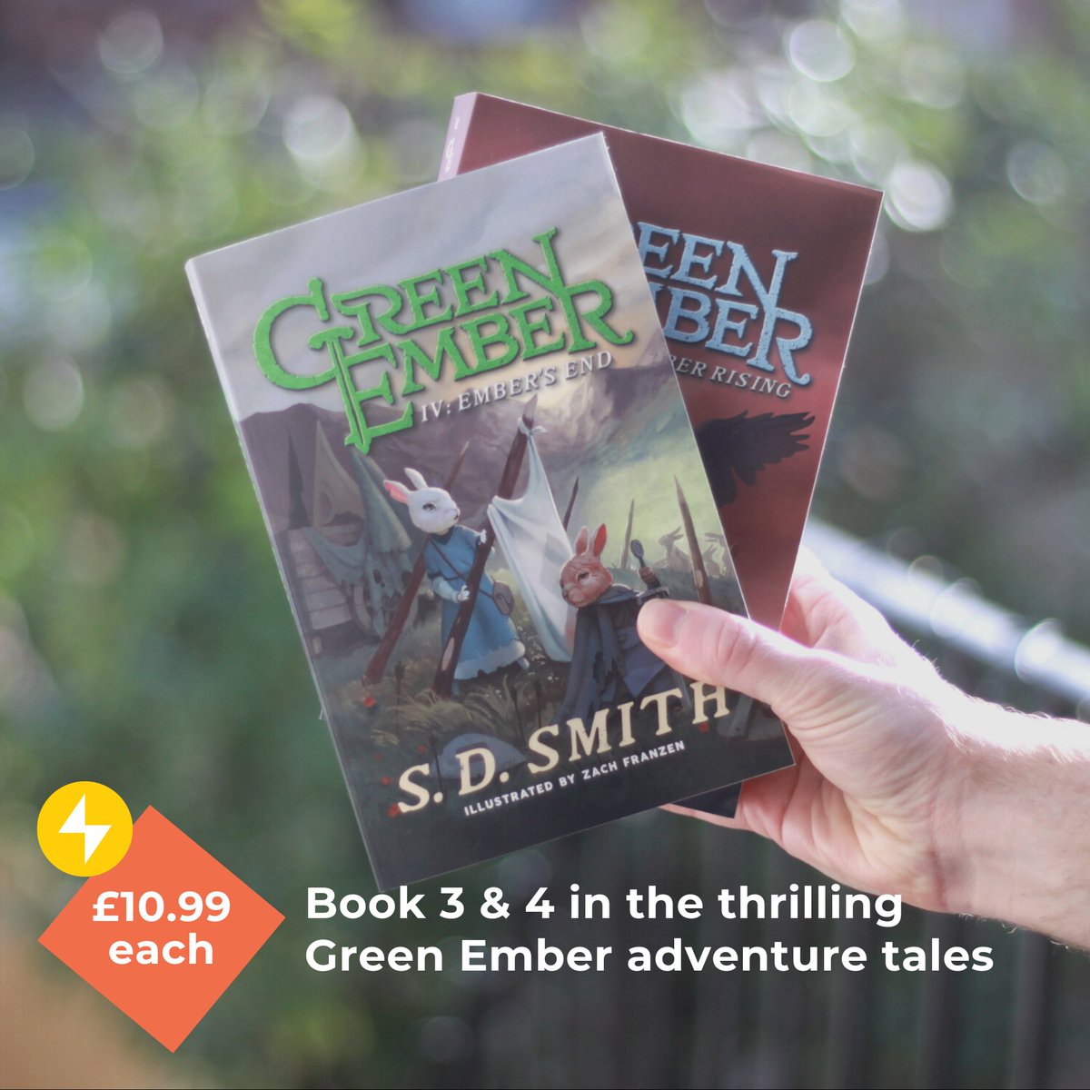 Ref_Lightning's tweet image. Today&apos;s the day... The Green Ember books 3&amp;amp;4 are out in the UK! 🎉

Grab them here for your 9 - 12 year old and complete the set: uk.10ofthose.com/series/the-gre… @SDSmith_
