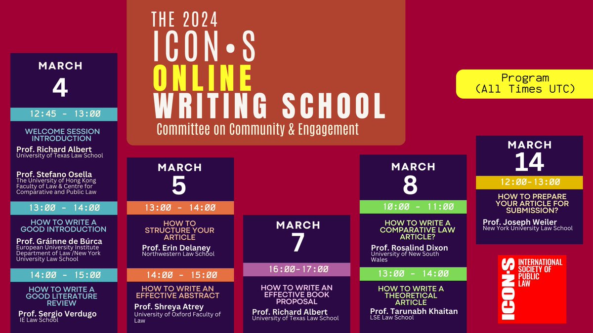 With more than 230 participants, the 3rd ed. of the ICON•S Online Writing School just started! Thanks to all the scholars who generously agreed to lead the sessions, and thank you all for your participation! Don't forget to tag us and spread the voice using #iconswritingschool !