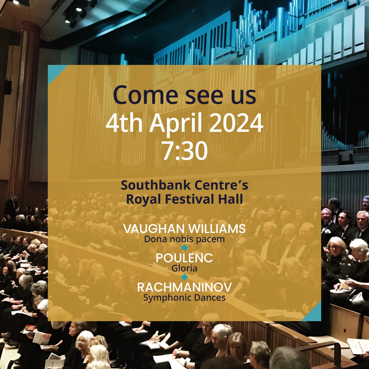 One month to go! ... till we are on The Royal Festival Hall stage with the Philharmonia Orchestra. Come join us. Tickets and details available: southbankcentre.co.uk #southbankcentre #philharmonia_orchestra #donanobispacem #choir