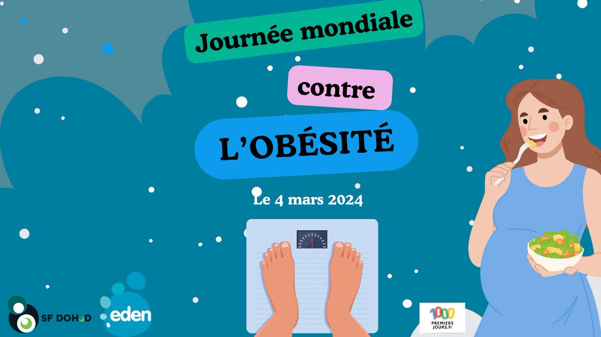 Étude EDEN (@etudeeden) on Twitter photo En France, 20% des enfants de 6 à 17 ans sont en surpoids et 5,4% en situation d'obésité. La période des "1000 premiers jours", de la conception aux deux ans de l'enfant, est cruciale pour prévenir le surpoids.
Pour en savoir plus: tinyurl.com/kktbza78
@inserm, <a href="/CRESS_U1153/">CRESS_UMR1153</a> En France, 20% des enfants de 6 à 17 ans sont en surpoids et 5,4% en situation d'obésité. La période des "1000 premiers jours", de la conception aux deux ans de l'enfant, est cruciale pour prévenir le surpoids.
Pour en savoir plus: tinyurl.com/kktbza78
@inserm, <a href="/CRESS_U1153/">CRESS_UMR1153</a>