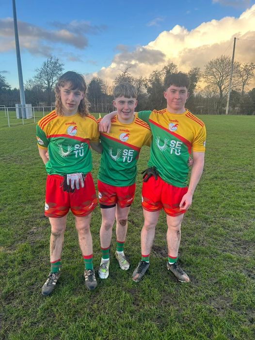 Tinryland_GFC's tweet photo. Well done to Cathal, Callum &amp; Luke who defeated Wexford in their first match with U16 Colts. https://t.co/wpuLOP5u76