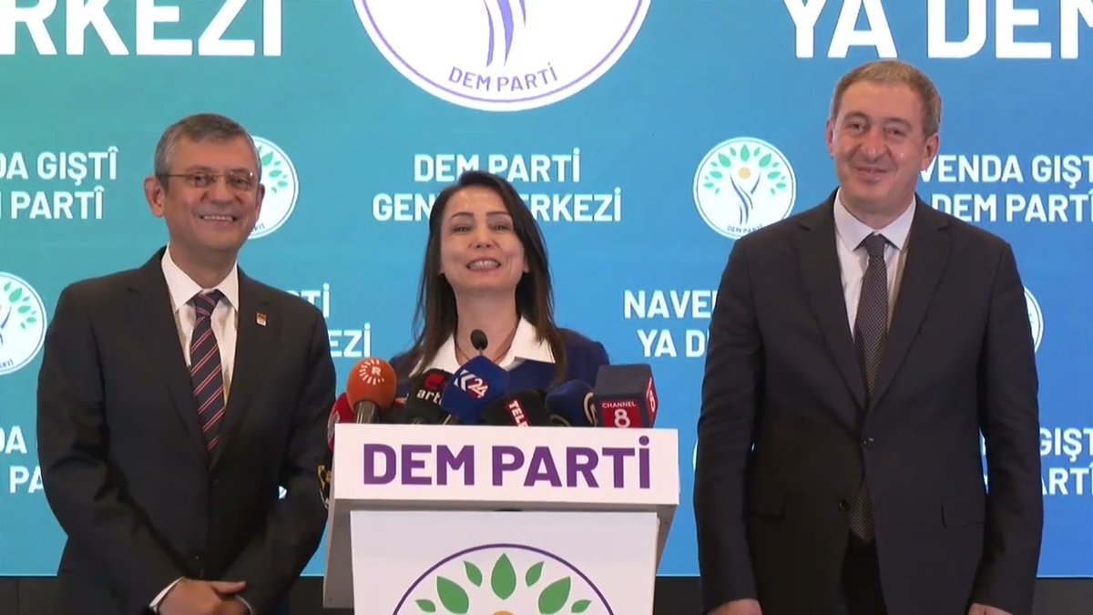 HDP/DEM ile ittifak kuran CHP Genel Başkanı Özgür Özel: ◾️'Türkiye İttifakı kurduk.' ◾️'Bu ittifakın lideri Mustafa Kemal Atatürk'tür.'