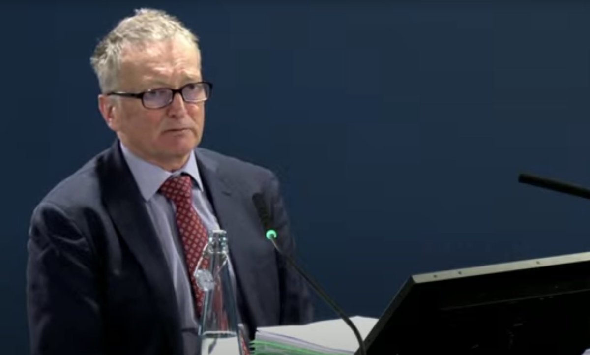 From Covid Inquiry in Wales: Welsh CMO Dr Atherton is presented with a policy he signed off saying that elderly people should be sent into care homes, without being tested, even if they had Covid symptoms. He is shown emails he was sent expressing concern at this and how…