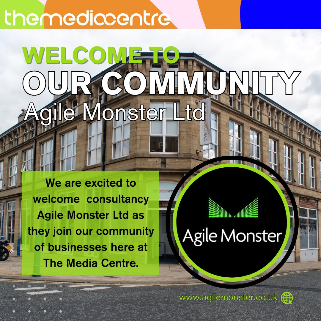 We are happy to welcome @AgileMonster to our community at The Media Centre. Agile Monster Ltd offer consultancy services designed to educate, empower and improve your team You can find out more about Agile Monster Ltd at their website agilemonster.co.uk