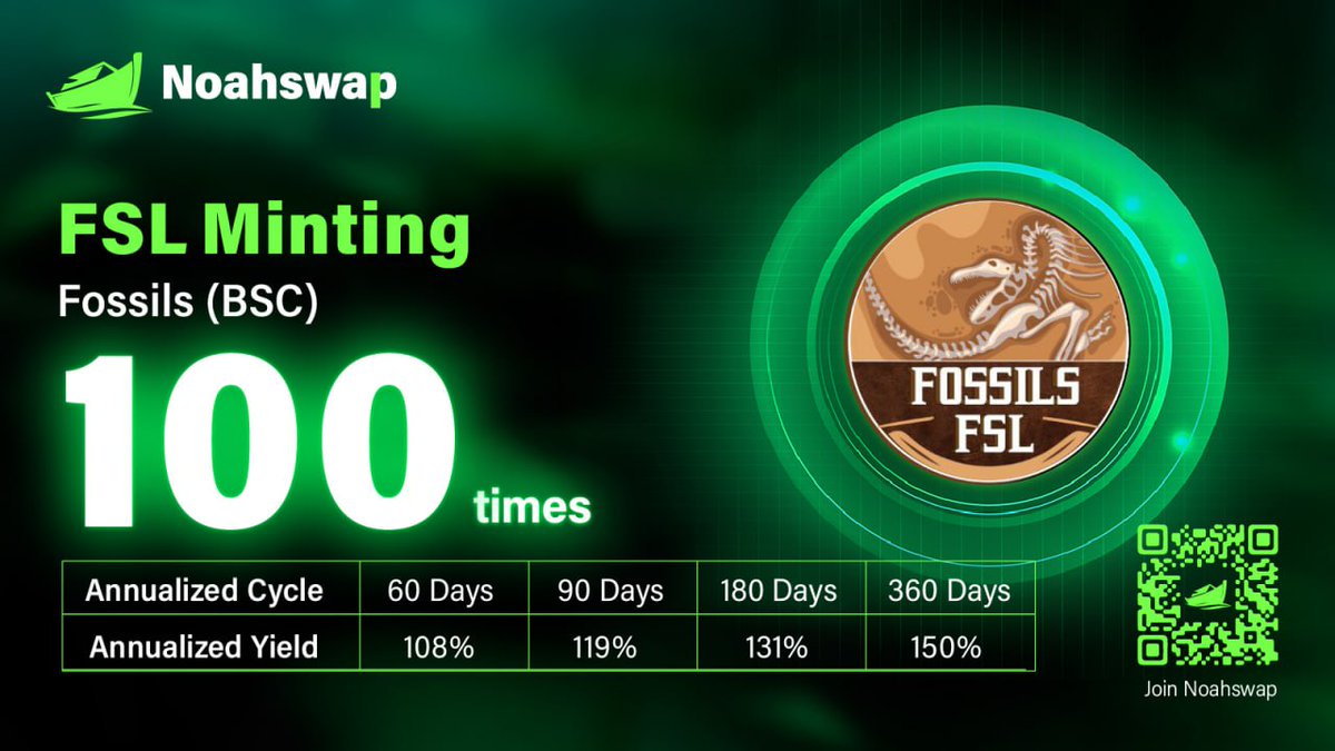 Great Partnerships achievement with NoahSwap. Now FSL Holders can earn Passive rewards in HUSD, in 4 Cycles, 2 Months, 3 Months, 6 Months or 1 Year.  The NoahSwap DEX should be open for trading 2nd or 3rd Quarter this Year. So don't let your Holdings sleep. Earn serious rewards.
