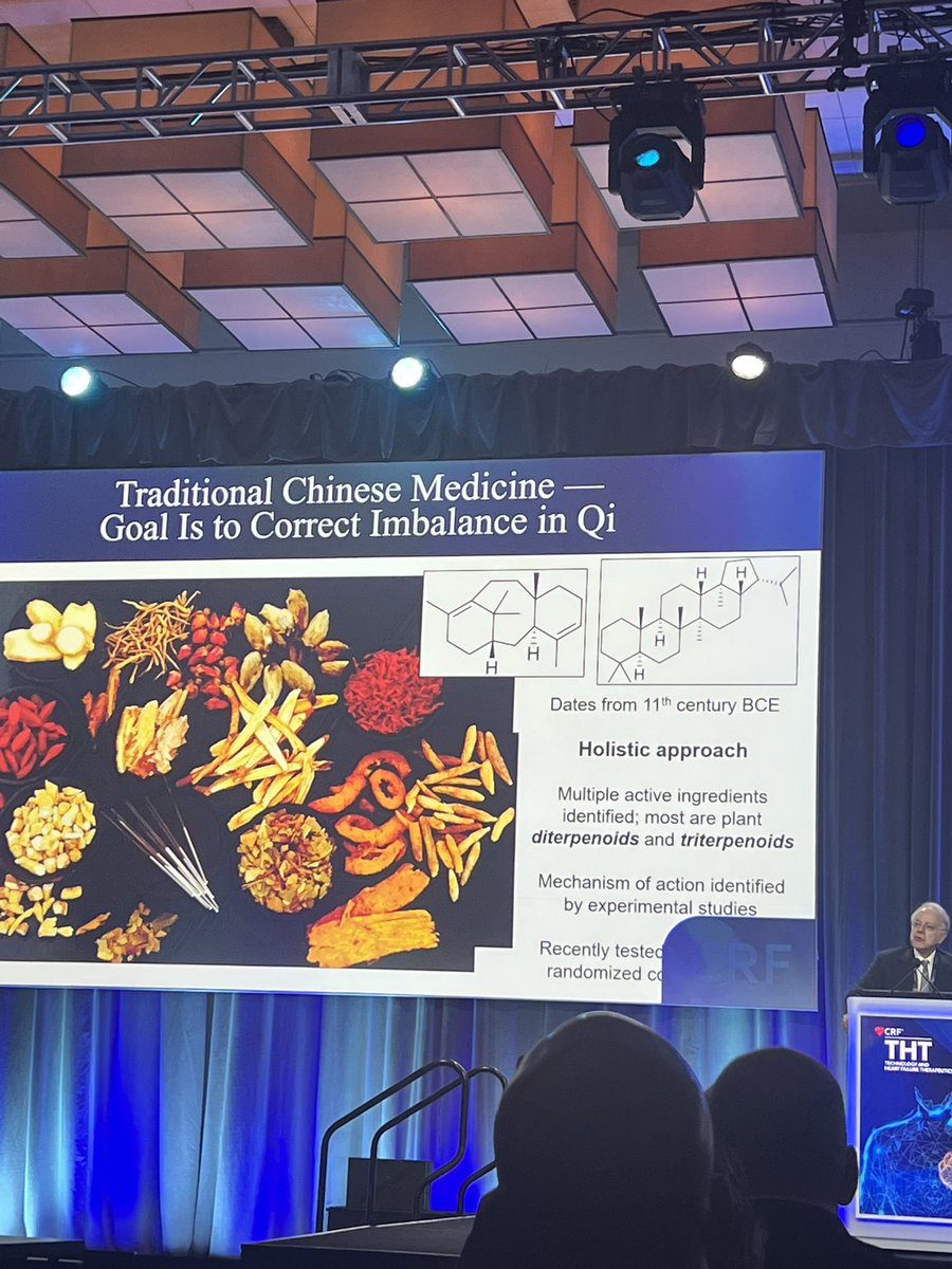 Starting off #THT2024 with the legendary Milton Packer on traditional Chinese medicine in heart failure! 

<a href="/NirUrielMD/">Nir Uriel, MD MSc</a> <a href="/dor_lotan/">Dor Lotan, MD</a> <a href="/gtsayer/">Gabriel Sayer</a>