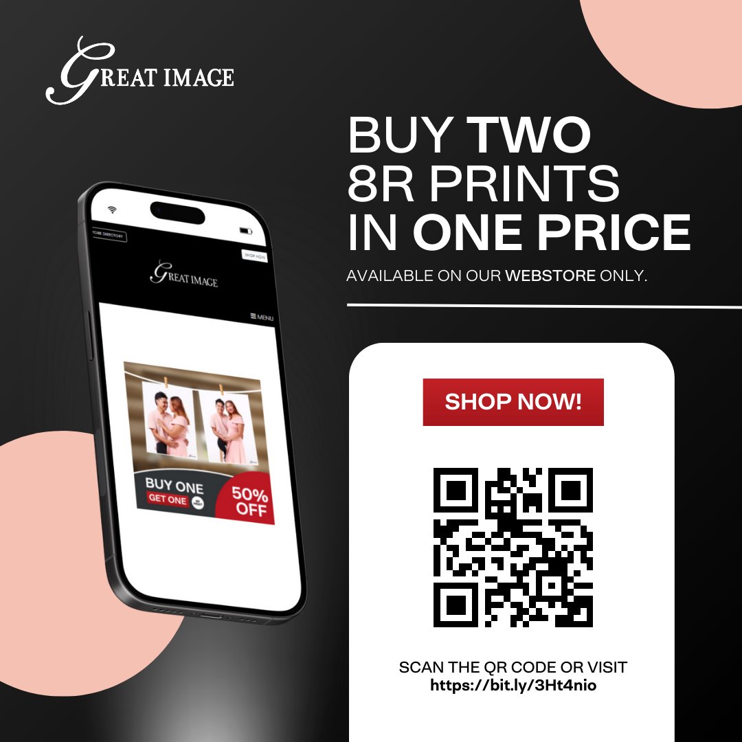 greatimageph's tweet image. Buy TWO 8R Prints in ONE PRICE! Available on our webstore only.

Shop now: bit.ly/3Ht4nio #GreatImageAlaCartePrints
#GreatImage