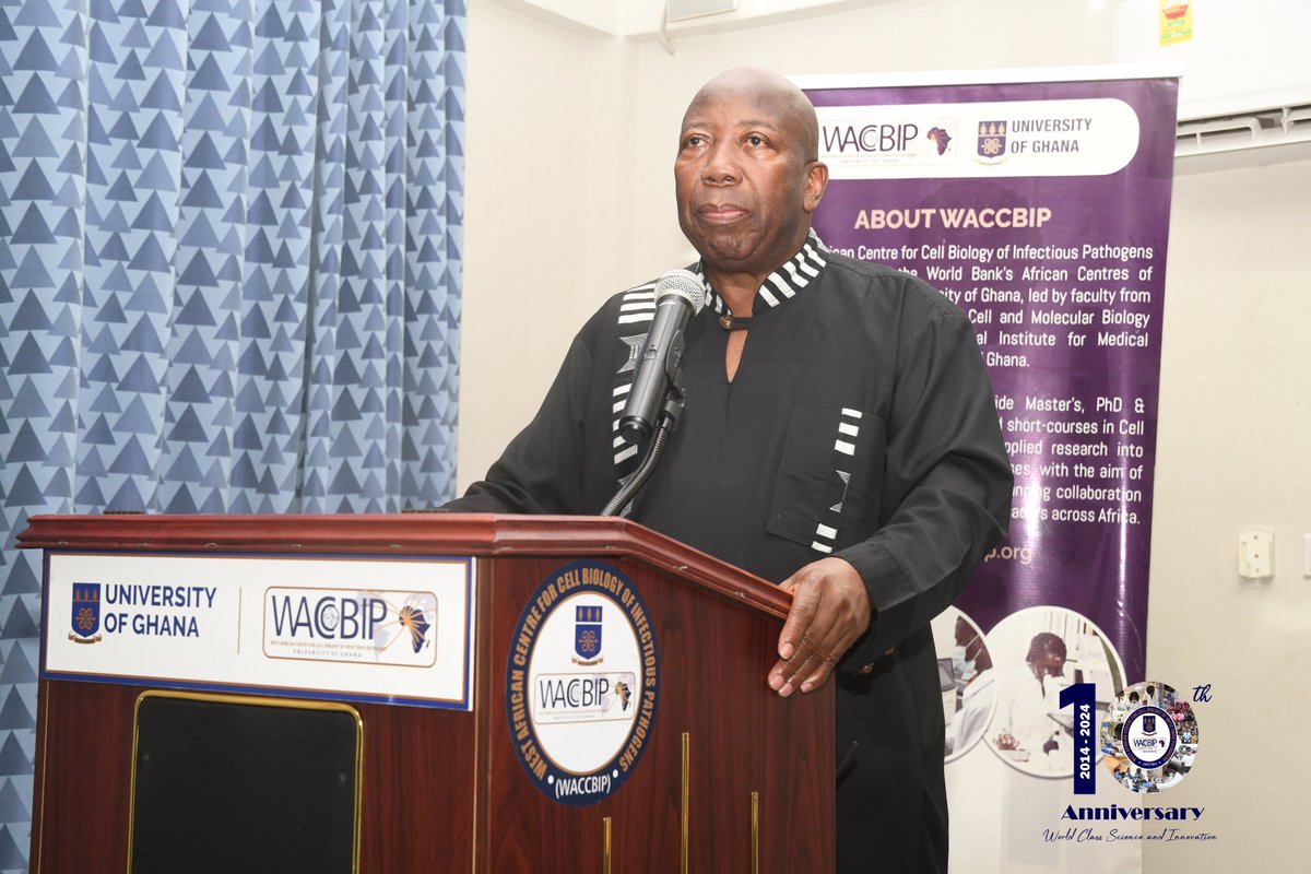 WACCBIP_UG's tweet photo. "It's an Edinburgh week at WACCBIP!" - Prof. @gordon_awandare's playful remark aligns with Prof Felix Dapare Dakora, former President of the @AASciences, as he emphasized the importance of African collaboration and funding for research across the continent.
#WACCBIPis10 https://t.co/UAkN5JkyuC