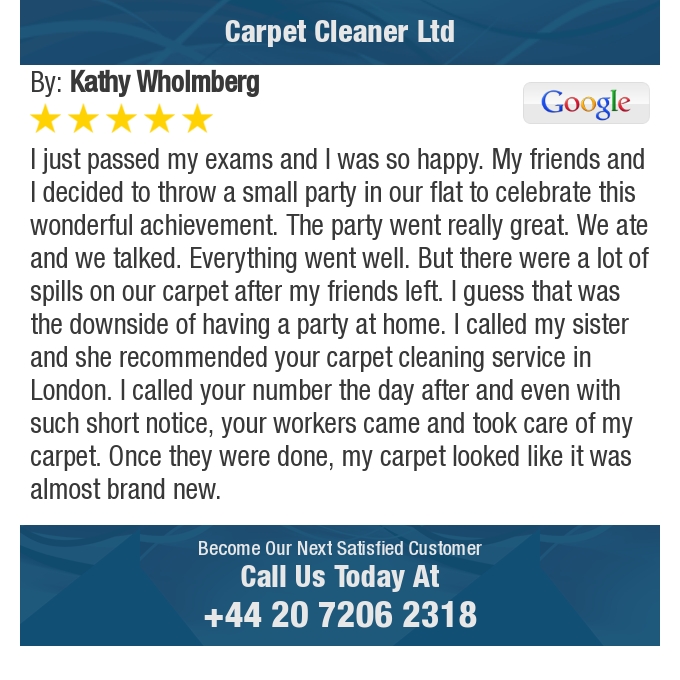 5 Star: Kathy W. "I just passed my exams and I was so happy. My friends and I decided to throw a..."