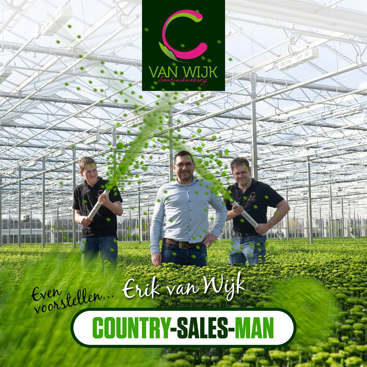 Country Sales man!
Erik van Wijk zal vanaf vandaag ons ondersteunen in de sales!

#dummenorange
#vwhc
#Country
#royalfloraholland
#santini
#chrysant
#flowers
#floriday