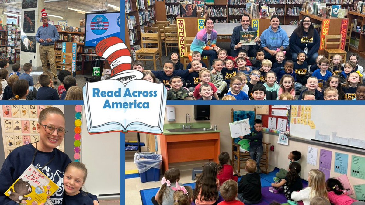 Read Across America Day was filled with stories, visitors, and fun! Spirit weeks at elementary schools will celebrate reading and all the wonderful insights and adventure reading can bring! #penndelcoproud #ReadAcrossAmerica