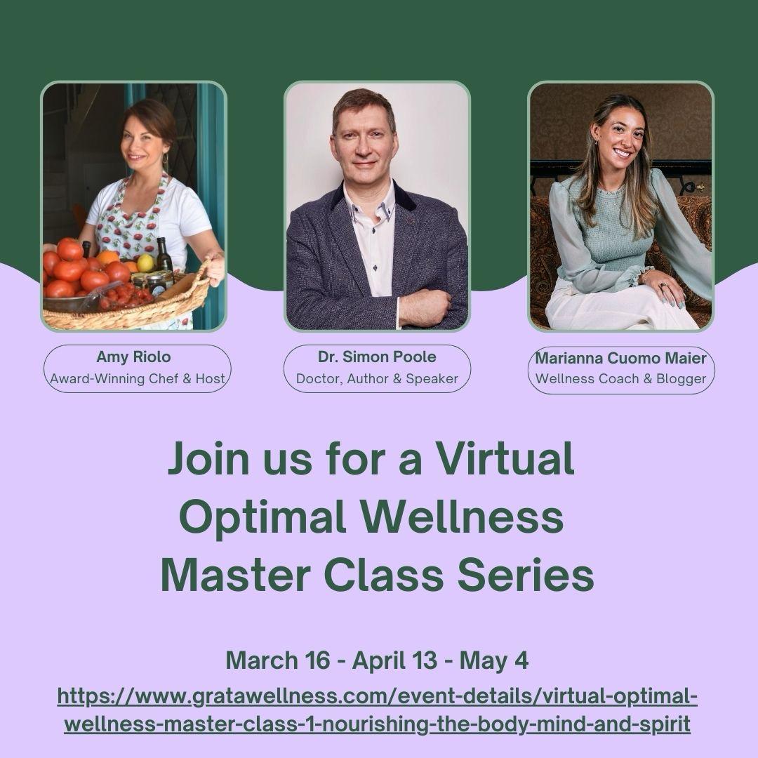 Really looking forward to this inspiring and motivational event <a href="/amyriolo/">Amy Riolo</a> @gratawellness @MariannaCuomoMaier