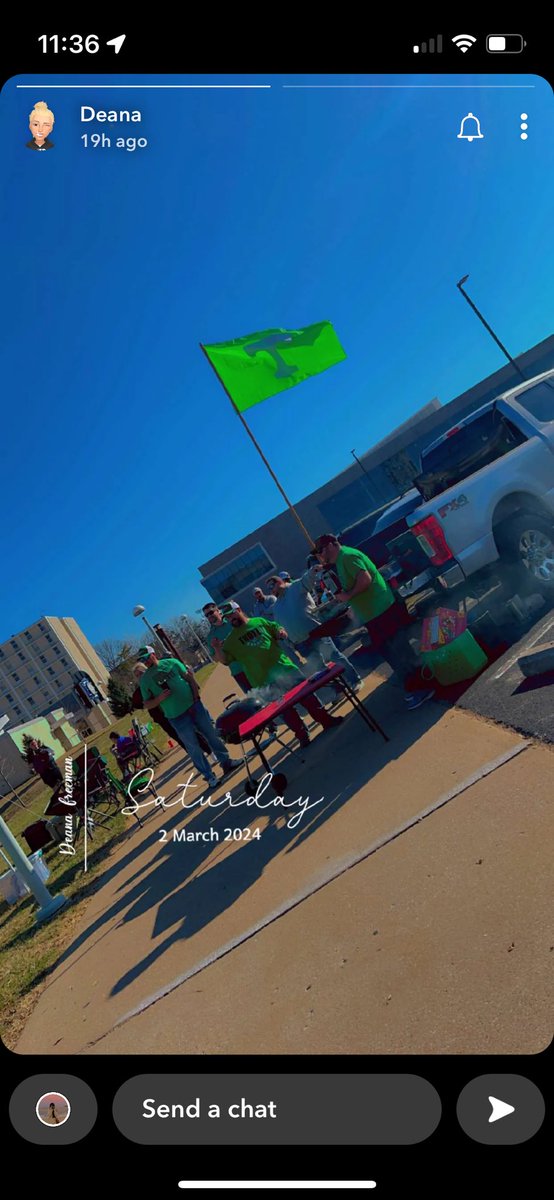 s849freeman's tweet image. Good day for a tailgate and to be a Bobcat!!!!!!! #Final4Bound