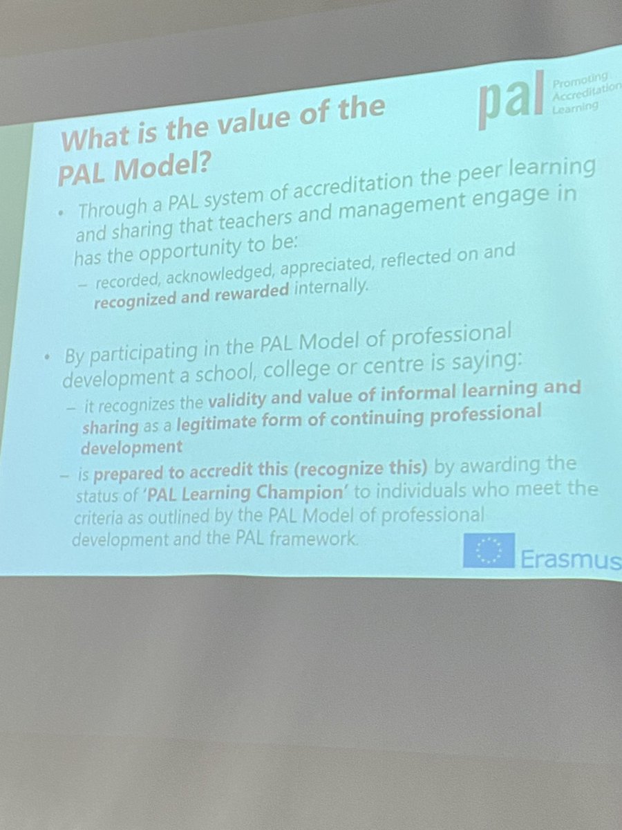 Great that #PAL is starting again @PearseCollege such an important part of #PLD where teachers learn from each other. #everydaysaschoolday #CPD #CityOfDublinETB
