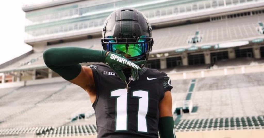Michigan State has the attention of 2025 Detroit, (MI) DB Elijah Dotson 'The head coach sets the tone for their entire program. That runs down through the assistants and everyone on the staff and into the players. Coach Smith is a great man” (VIP) 🔗 247sports.com/college/michig…