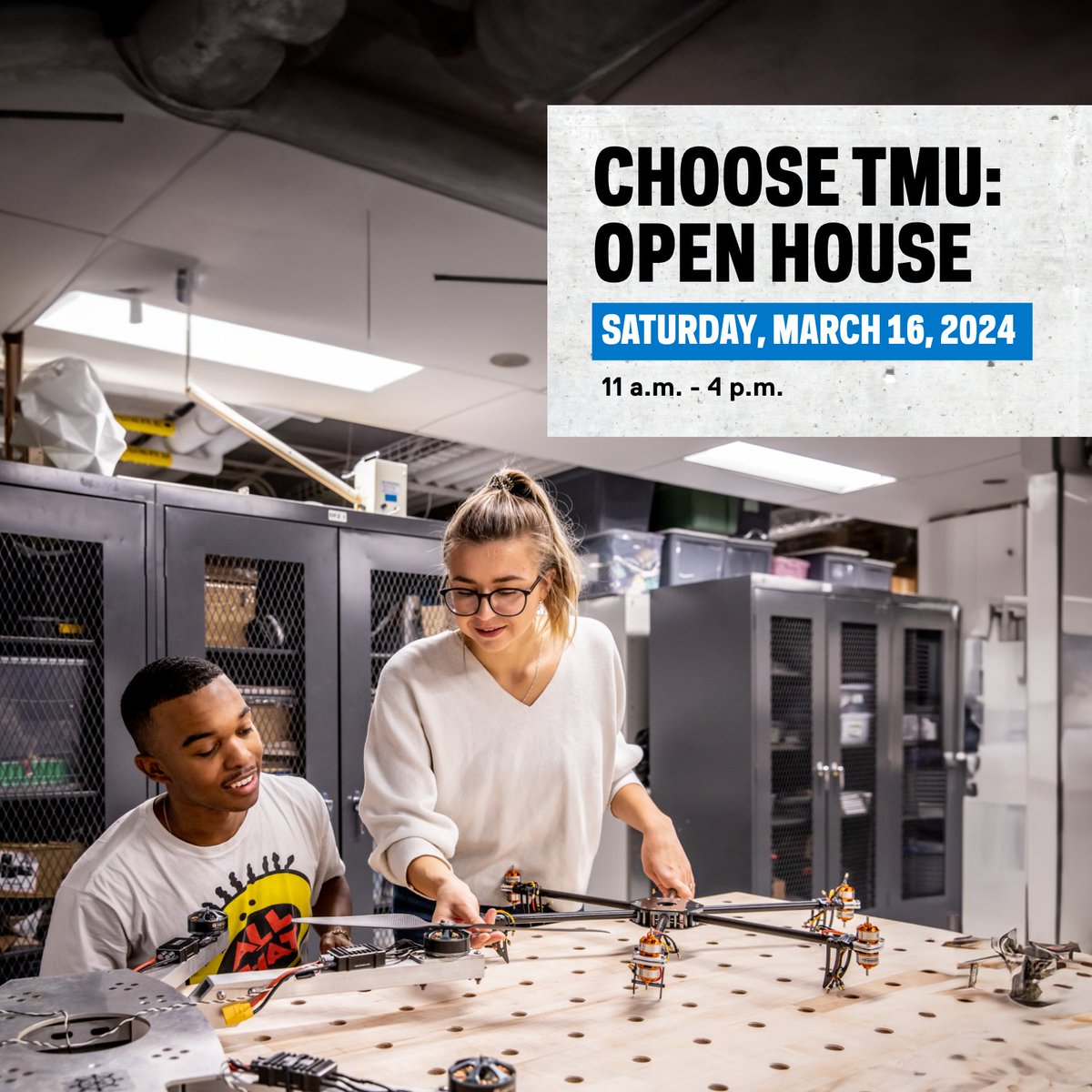 Toronto Metropolitan University Alumni (@alumnitmu) on Twitter photo On Saturday, March 16, TMU alumni have a unique opportunity to share their university pride while showing the next generation why they should attend their alma mater!
Learn how to volunteer at the <a href="/ChooseTMU/">Toronto Metropolitan University Admissions</a> Open House: ow.ly/ezgp50QJu4v On Saturday, March 16, TMU alumni have a unique opportunity to share their university pride while showing the next generation why they should attend their alma mater!
Learn how to volunteer at the <a href="/ChooseTMU/">Toronto Metropolitan University Admissions</a> Open House: ow.ly/ezgp50QJu4v