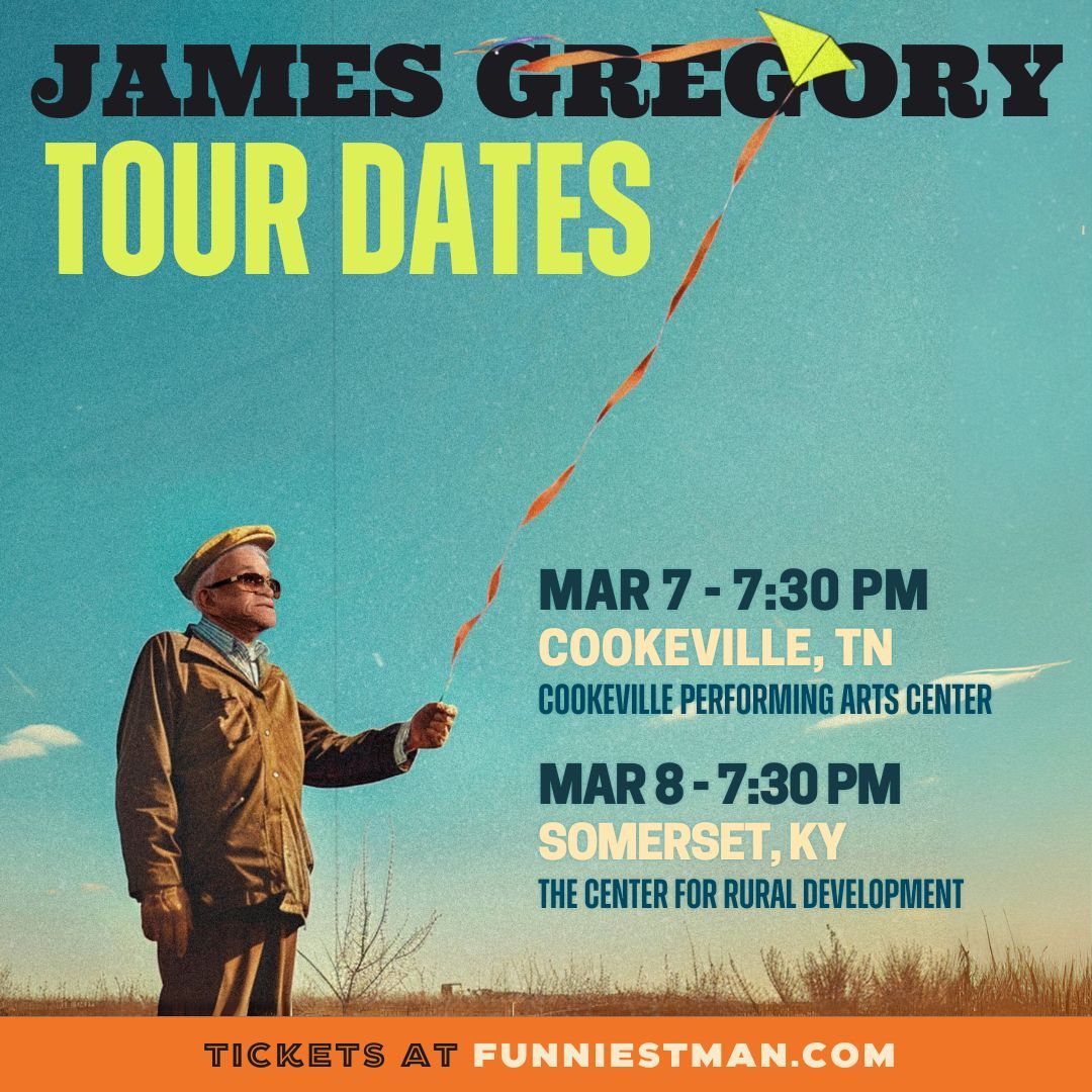 Grab your tickets for this weekend while you can!

🎟️Tickets and more tour dates at funniestman.com

#jamesgregory #standupcomedy #cookevilleTN #somersetKY