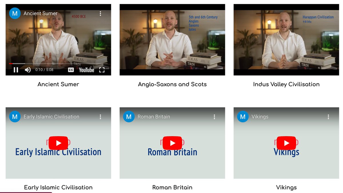 Teaching history at primary can be tough, especially if you aren't really familiar with the topic.

Meno Academy has videos for every KS2 national curriculum history topic.

In just five minutes get a hit of all the key knowledge for the topics you teach.