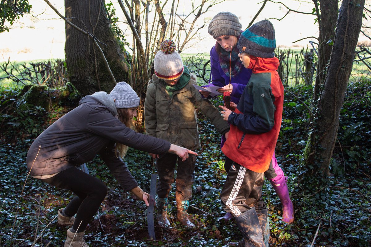 We have been working with <a href="/TaleblazersUK/">Taleblazers</a> as part of their Earthworks project to fulfil their wish list of native trees they would like to reintroduce to Treacle Valley. Thanks to everyone who came to help. We also chatted to people about the A Greener Way for our Bay initiative.