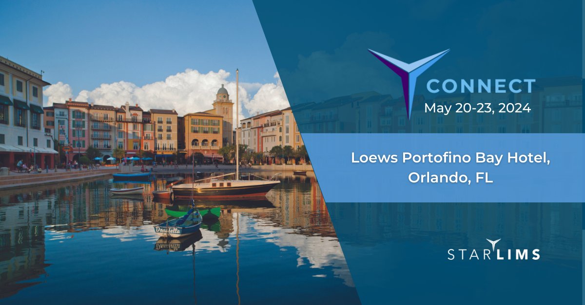 starlims_lims's tweet image. 📣 We're thrilled to open registration for our valued customers and partners to join us in sunny Orlando, Florida for our CONNECT User Conference! 🌴 ☀️ Contact your account rep to register!
#UserConference #labinformatics #LabTechnology
