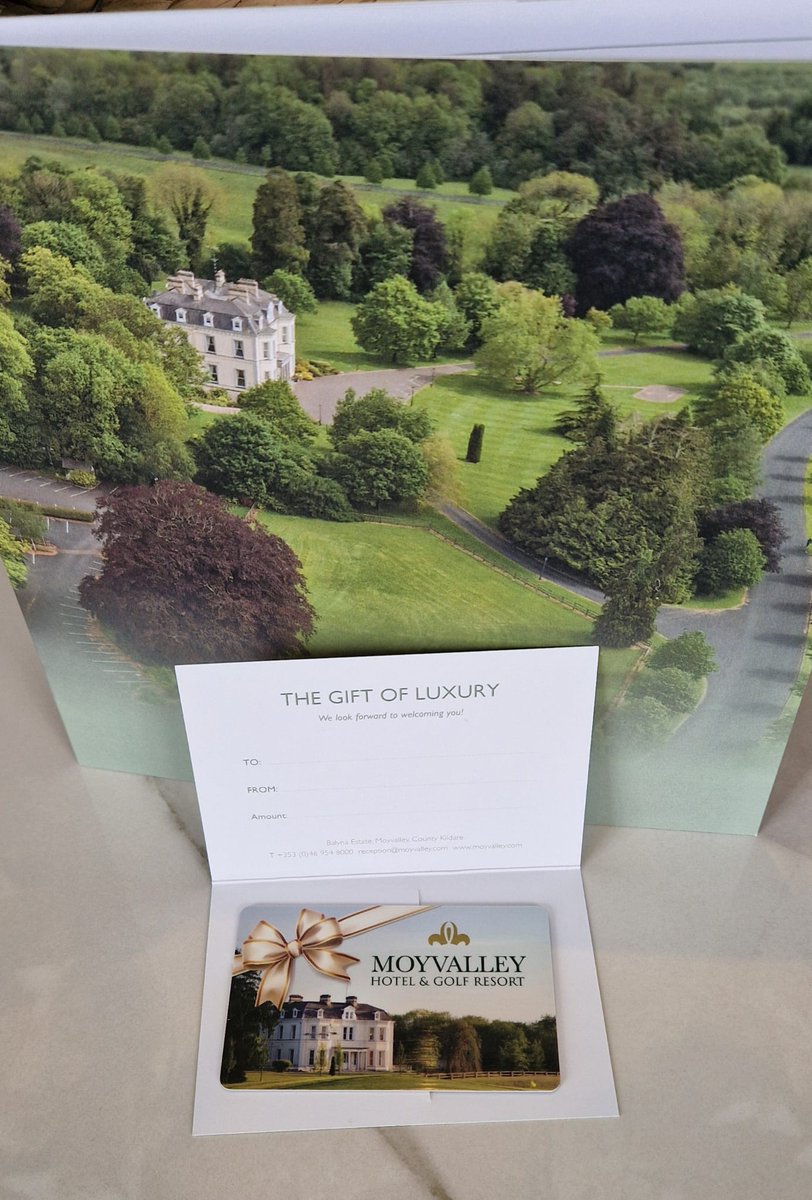 Gift vouchers are the perfect present for any accasion🎁 Buy Now 👉bit.ly/4103g2q #moyvalleyhotel #MothersDay #motherdaygift #intokildare