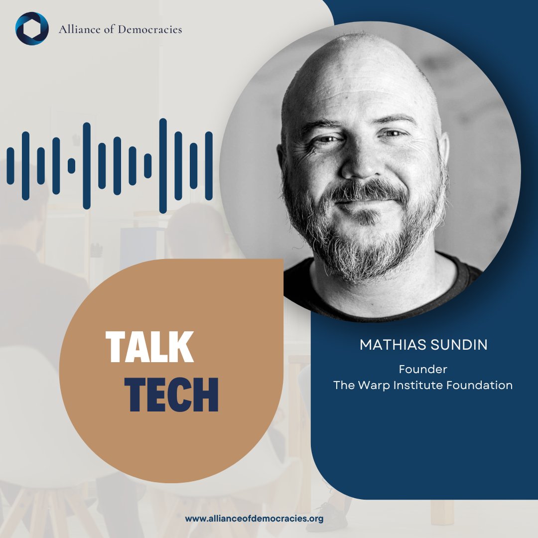 Excited to welcome <a href="/MathiasSundin/">Mathias Sundin</a> as our next #DemocracyTech mentor! 

From Swedish MP to founder of <a href="/WarpInstitute/">Warp Institute</a>, Mathias is dedicated to highlighting global progress and paving the way for a brighter future with fact-based optimism. Let's level up humanity together! 💡