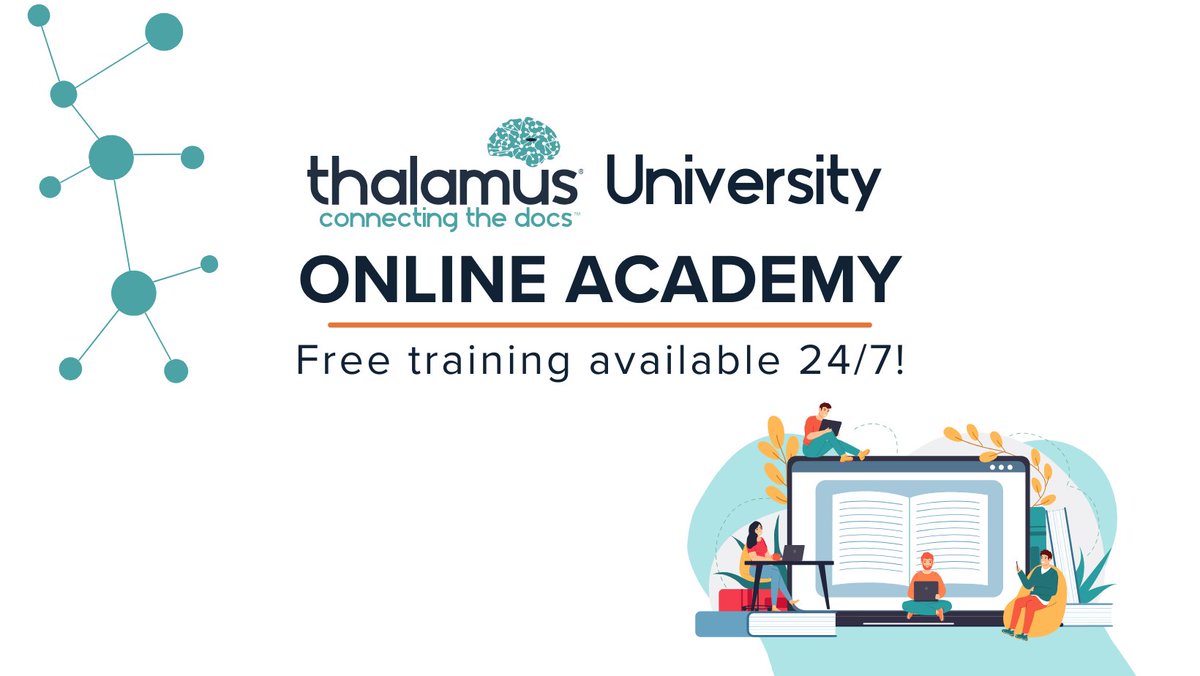 Exciting news for programs &amp; applicants! Introducing Thalamus University Online Academy, your portal to 24/7 virtual learning! 

Register now, to start learning &amp; earning badges and dive into our complimentary, on-demand training!
hubs.ly/Q02m-YCj0
#MedTwitter #GME #MedEd